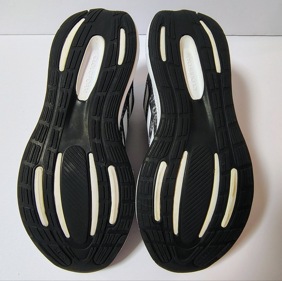 adidas Women's Runfalcon 3.0 'Carbon Tie-Dye' Lace-Up Low-Top Running Sneaker 10 - Picture 8 of 10